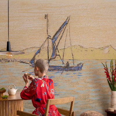 Fotobehang woonkamer Zee van vrede