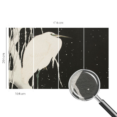 Vlies fotobehang Wintervogel