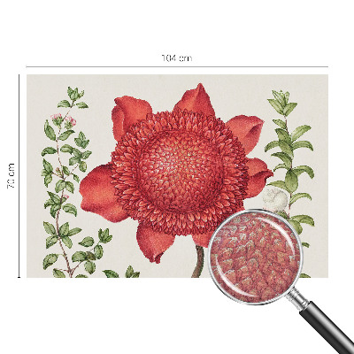 Fotobehang slaapkamer Bloemige elegantie