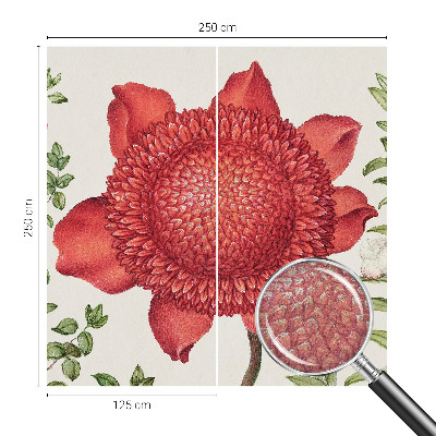 Fotobehang slaapkamer Bloemige elegantie