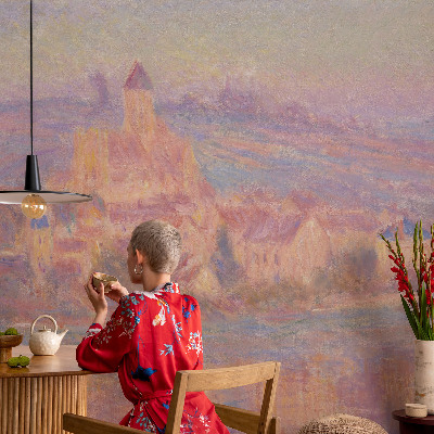 Fotobehang vlies met een afbeelding van een charmant stadje