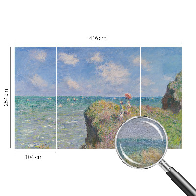 Vlies fotobehang op maat met een vredig landschap