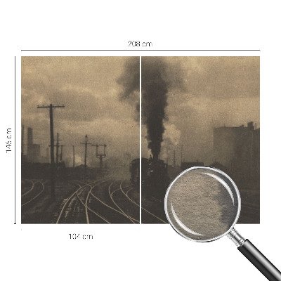 Muur behang Industrielandschap