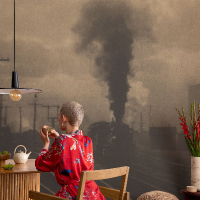 Muur behang Industrielandschap