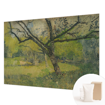 Behang met print Groen landschap