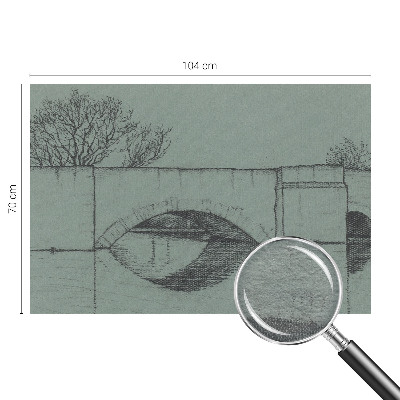 Foto behang op maat Boogbrug