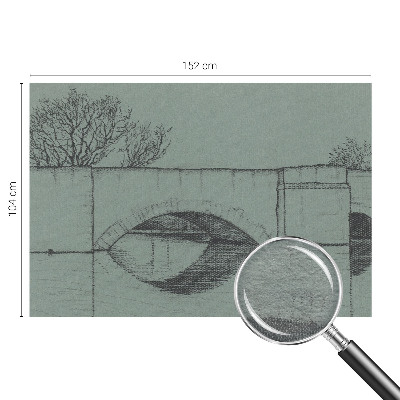 Foto behang op maat met afbeelding van een boogbrug
