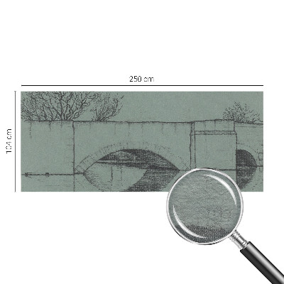 Foto behang op maat met afbeelding van een boogbrug