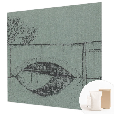 Foto behang op maat Boogbrug