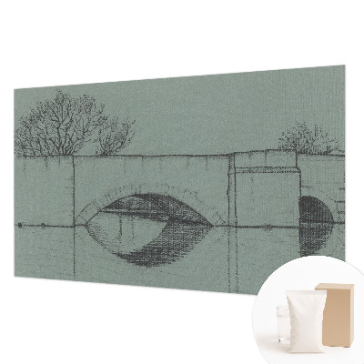 Foto behang op maat met afbeelding van een boogbrug
