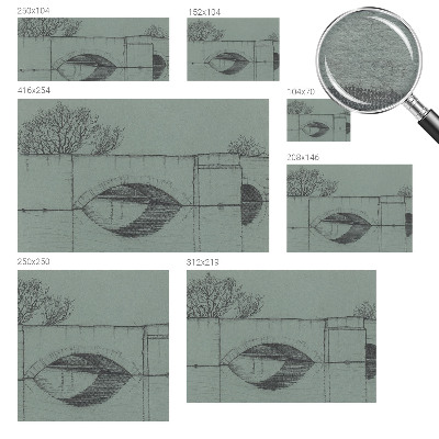 Foto behang op maat Boogbrug