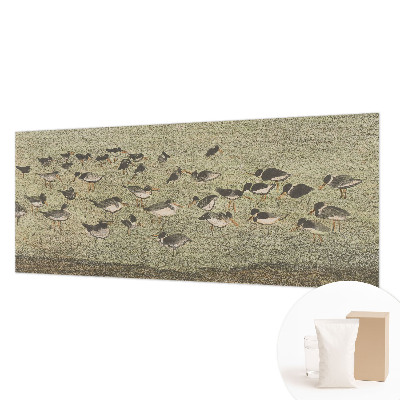 Fotobehang op maat met een patroon van vredige vogels