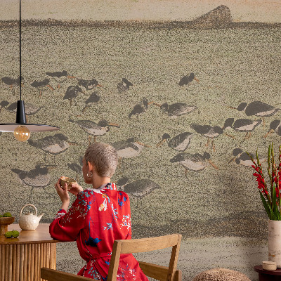 Fotobehang op maat Vogels vrede