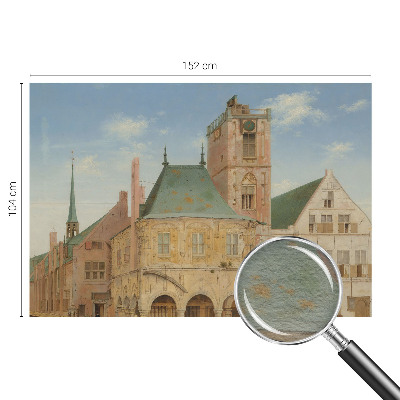 Naadloos fotobehang Historisch stadhuis