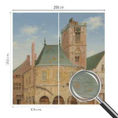 Naadloos fotobehang Historisch stadhuis
