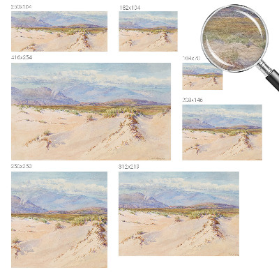 Fotobehang woonkamer Woestijnlandschap