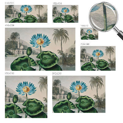 Fotobehang slaapkamer Exotisch landschap