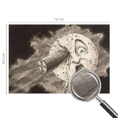 Fotobehang voor de slaapkamer Kosmische botsing