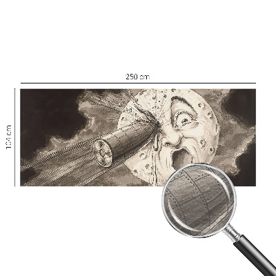 Fotobehang voor de slaapkamer Kosmische botsing