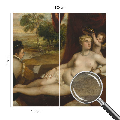 Modern fotobehang met een ontspannende scène