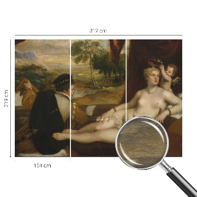 Modern fotobehang met een ontspannende scène