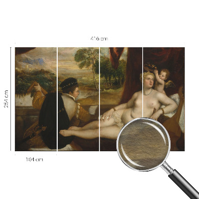 Modern fotobehang met een ontspannende scène