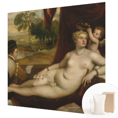 Modern fotobehang met een ontspannende scène