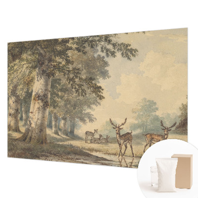 Modern fotobehang voor de woonkamer met het motief 'Bosvrede'