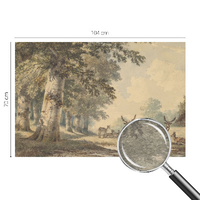 Modern fotobehang voor de woonkamer Bosvrede