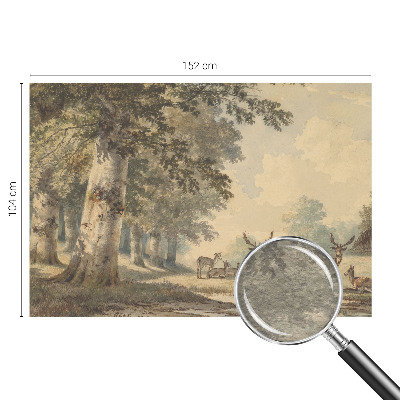 Modern fotobehang voor de woonkamer Bosvrede