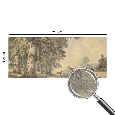 Modern fotobehang voor de woonkamer met het motief 'Bosvrede'