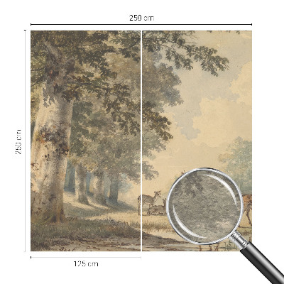 Modern fotobehang voor de woonkamer Bosvrede