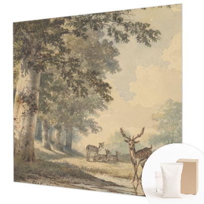 Modern fotobehang voor de woonkamer met het motief 'Bosvrede'