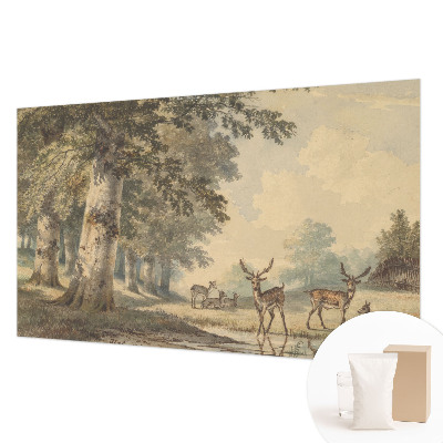 Modern fotobehang voor de woonkamer met het motief 'Bosvrede'