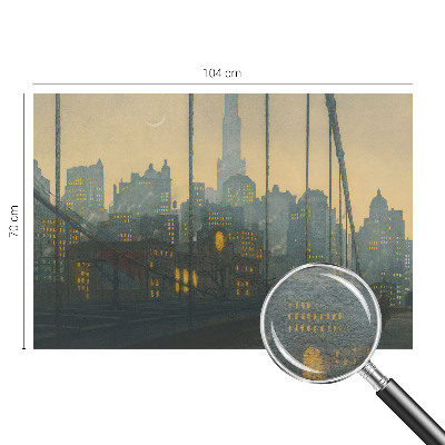 Fotobehang voor slaapkamer Avondpanorama