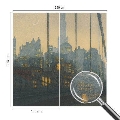 Fotobehang voor slaapkamer Avondpanorama