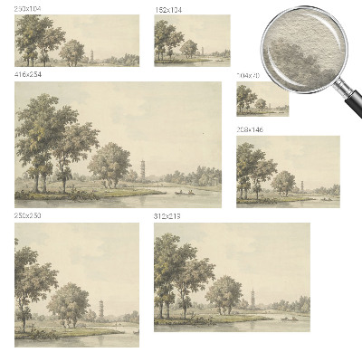 Fotobehang voor de slaapkamer Een rustig park