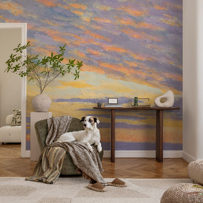 Luxe fotobehang Pastelkleurige hemel