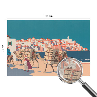 Hoogwaardig fotobehang Kamelenkaravaan