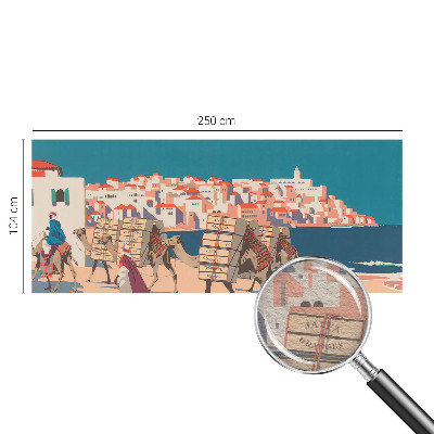 Hoogwaardig fotobehang Kamelenkaravaan