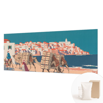 Hoogwaardig fotobehang Kamelenkaravaan