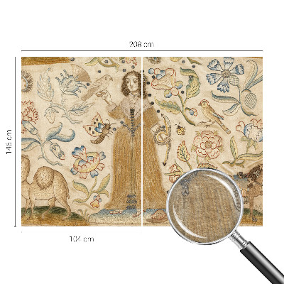 Sfeervol fotobehang Kleurrijke natuur