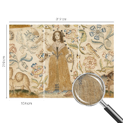 Sfeervol fotobehang Kleurrijke natuur