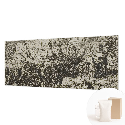 Uniek fotobehang met een berglandschap als motief