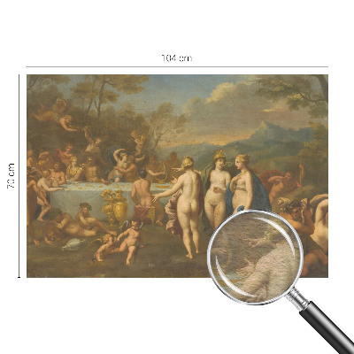 Groot fotobehang Oud feest