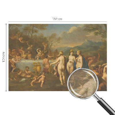 Groot fotobehang Oud feest