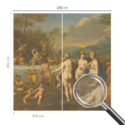 Groot fotobehang Oud feest