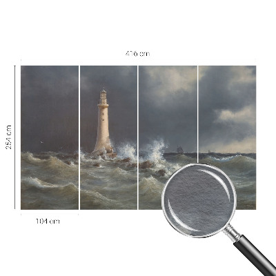 Vlies fotobehang met het motief 'Zeestormen'