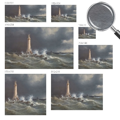 Vlies fotobehang met het motief 'Zeestormen'