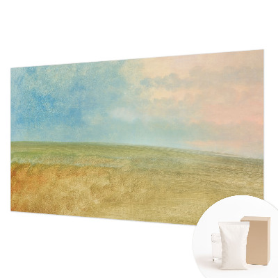 Vliesbehang fotobehang met pastelkleurige velden